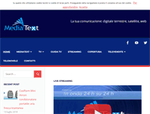Tablet Screenshot of mediatext.it